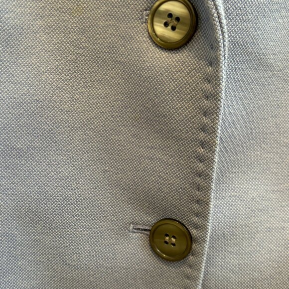 🩵 Talbots Periwinkle Classic Blazer Jacket Size 16P - Picture 5 of 8
